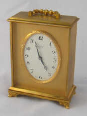 Appraisal: A gilt metal Imhof mantel clock dial signed Imhof Swiss