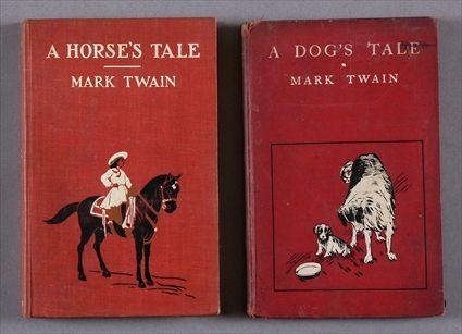 Appraisal: TWAIN MARK - FIRST EDITIONS A Horse's Tale NY A