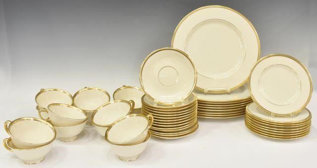 Appraisal: lot of Lenox Tuxedo bone china dinner service each having