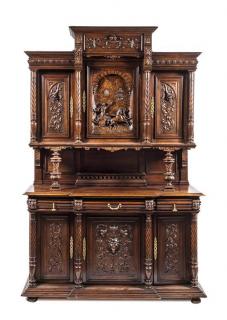 Appraisal: A Renaissance Revival Walnut Server Height x width x depth