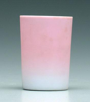 Appraisal: Mt Washington peachblow tumbler satin finish - in Maude B