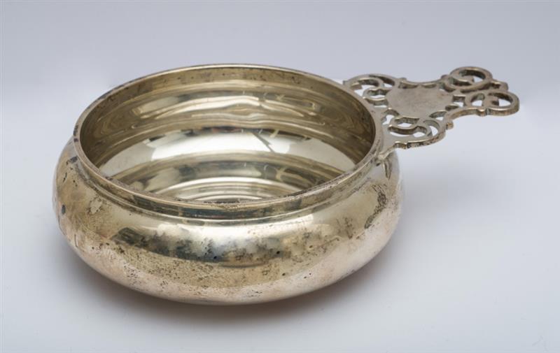 Appraisal: DURGIN PRESENTATION SILVER PORRINGER AND ALVIN SILVER PORRINGER The one