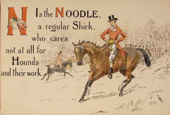 Appraisal: Lucas H F Lucas The Fox Hunting Alphabet number of