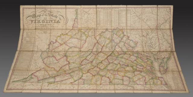 Appraisal: A Map of the State of Virginia Herman Boye Publsiher