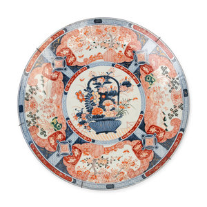 Appraisal: An Imari Porcelain Charger Late th Early th Century Diameter