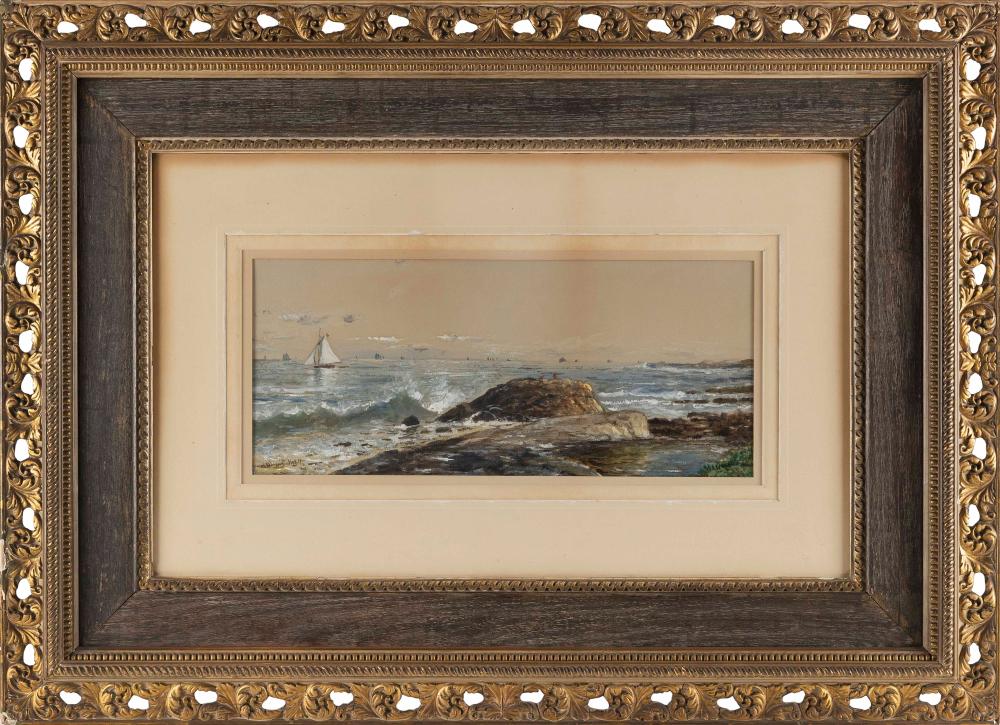 Appraisal: EDMUND DARCH LEWIS PENNSYLVANIA - COASTAL SCENE WATERCOLOR ON PAPER