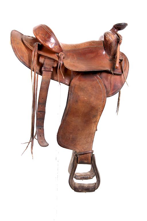 Appraisal: Simco Leather Company Western Ranch Saddle For your bidding pleasure