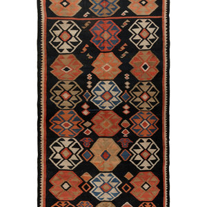 Appraisal: A Kilim Wool Rug Early to Mid- th Century feet