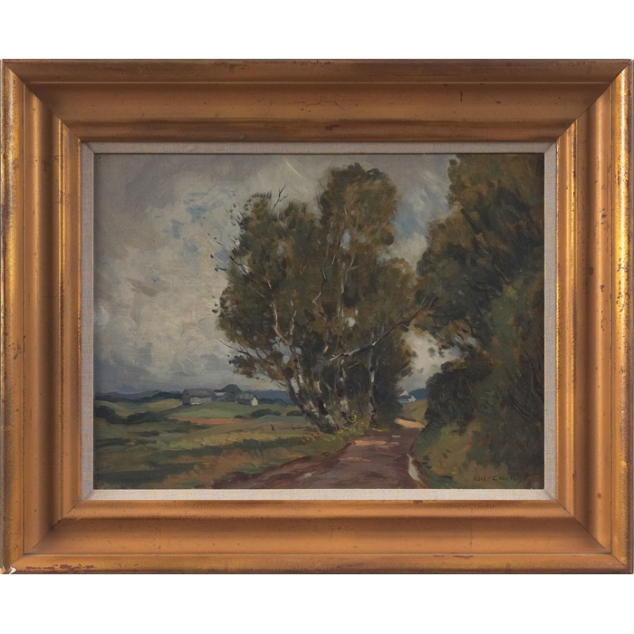 Appraisal: Eliot Candee Clark American - Country Road c oil on