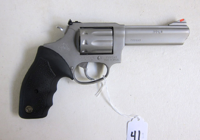 Appraisal: TAURUS MODEL DOUBLE ACTION REVOLVER lr caliber full lug barrel