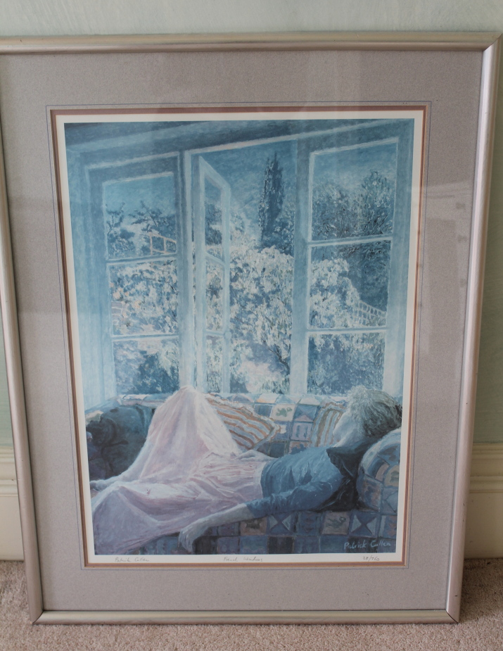 Appraisal: After Patrick Cullen 'French Windows' a coloured reproduction signed and