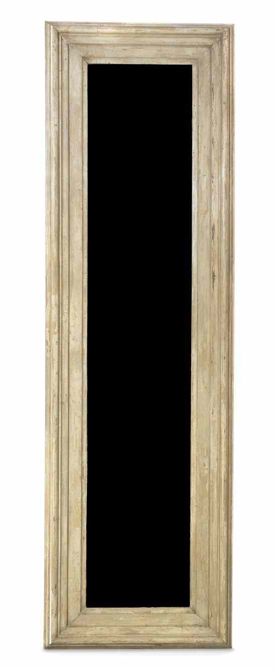 Appraisal: An American Painted Pier Mirror having a rectangular beveled plate