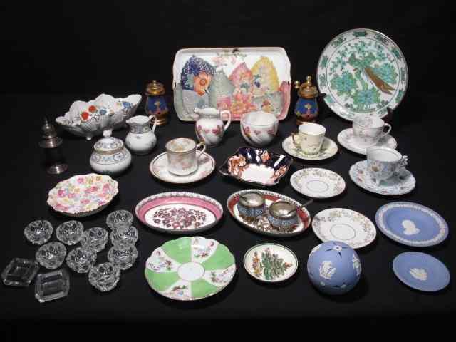 Appraisal: Large group lot of assorted china and porcelains Includes Wedgwood