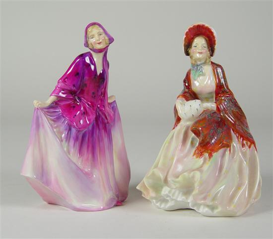 Appraisal: Two Royal Doulton Figurines high Sweet Anne - figurine in