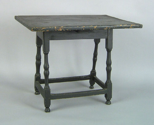 Appraisal: New England Queen Anne pine and maple tavern table late