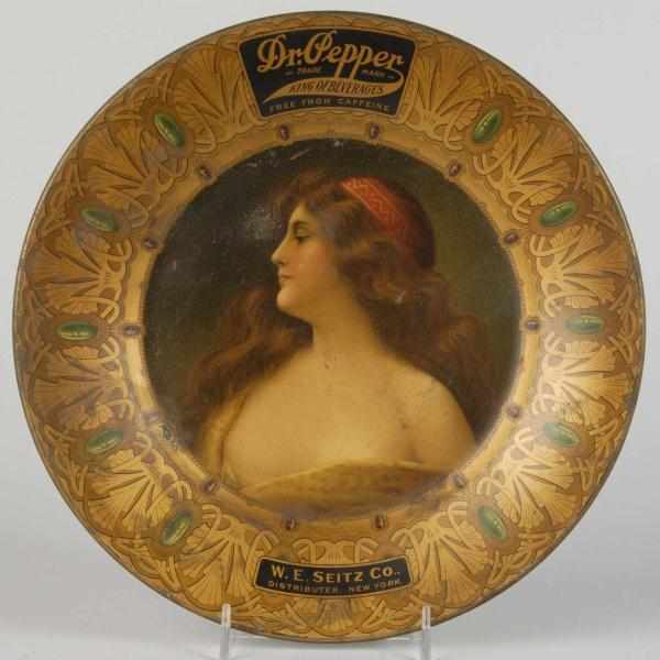 Appraisal: Dr Pepper Vienna Art Plate Description Circa Features girl with