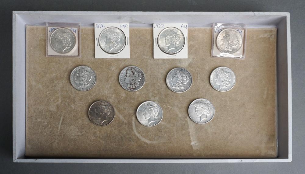 Appraisal: ELEVEN U S SILVER DOLLARSEleven U S Silver Dollars Consisting