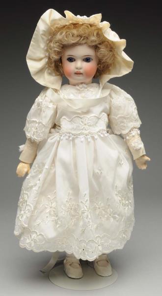 Appraisal: Beautiful Early German Doll Pale bisque solid dome socket head