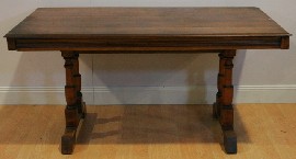 Appraisal: A mid th century oak dining table cm long cm