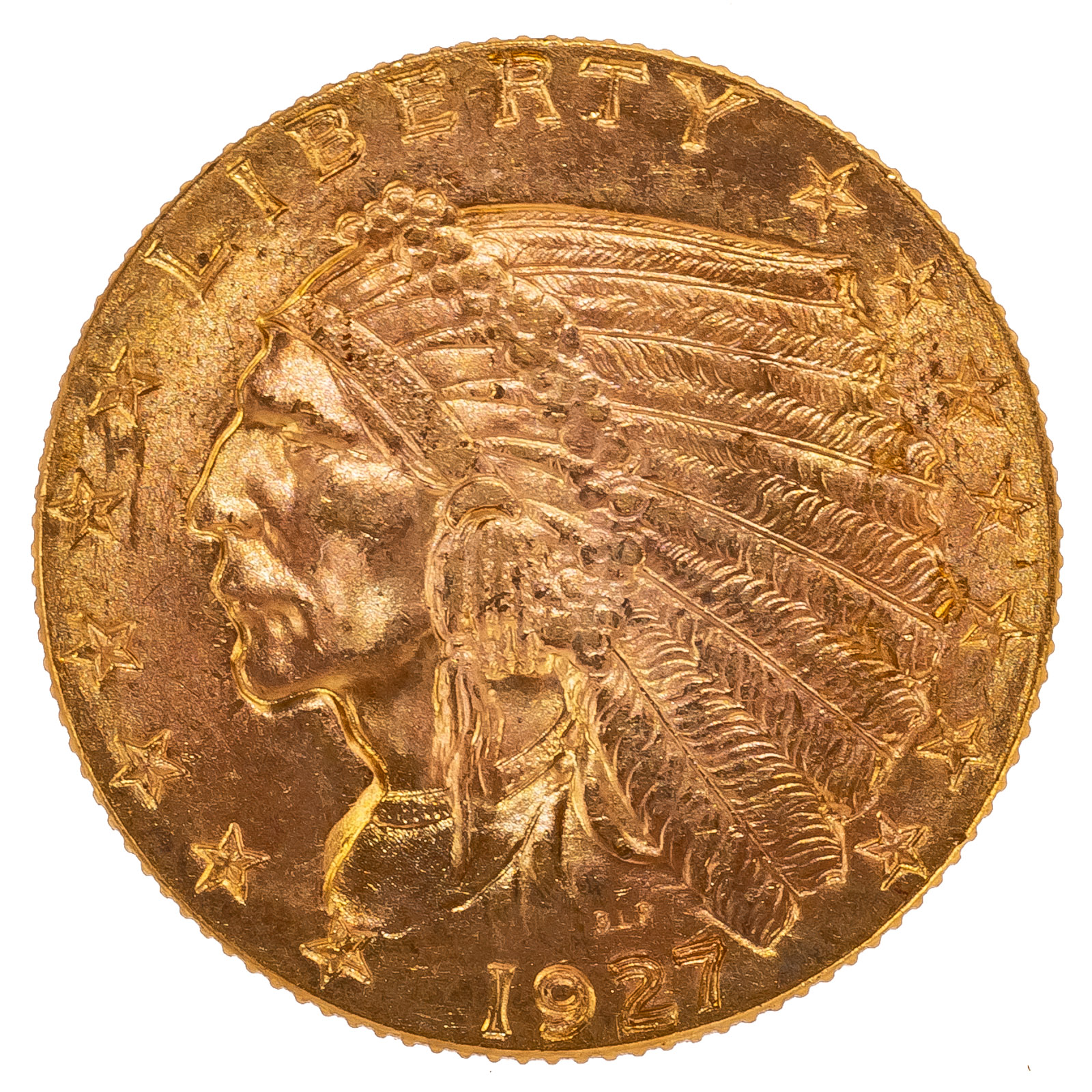 Appraisal: INDIAN QUARTER EAGLE MS Nice luster and detail