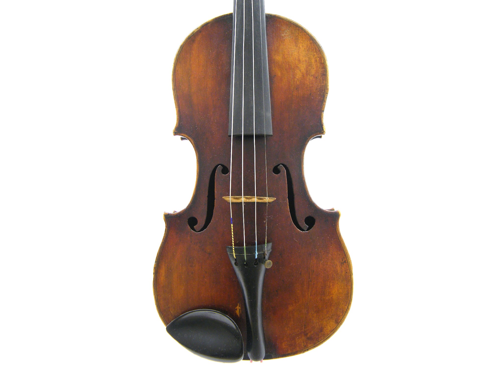 Appraisal: Bavarian violin labelled Joannes Baptista Guadagnini cm with good nickel