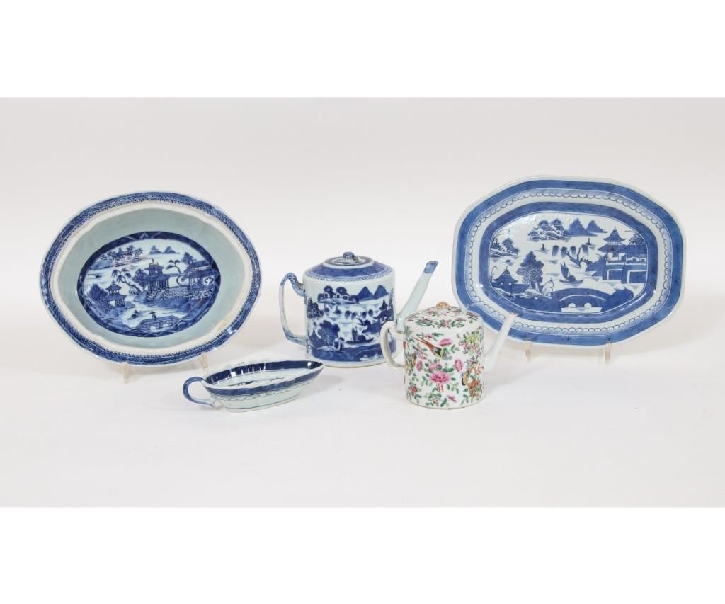 Appraisal: Chinese porcelain to include an oval vegetable dish no lid