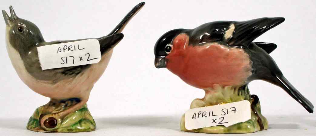 Appraisal: Beswick White Throat A early with Mouth Open and Bullfinch