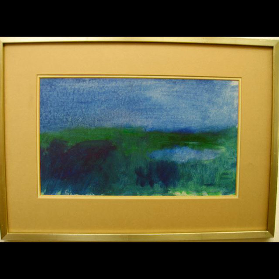 Appraisal: NIGHT POND PAUL FOURNIER - CANADIAN WATERCOLOUR DATED THE JACK