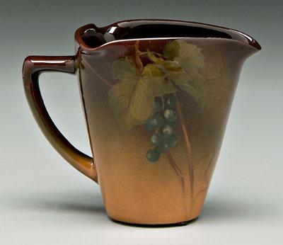 Appraisal: Rookwood artist signed pitcher leaf and berry decoration on green