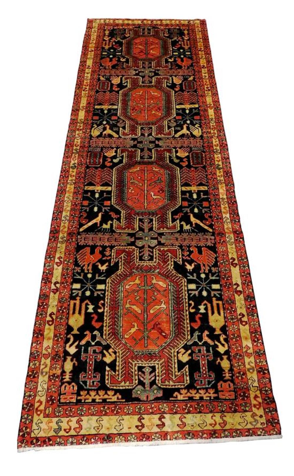 Appraisal: RUG Azerbaijan Caucasian Kazak ' x ' wool on wool