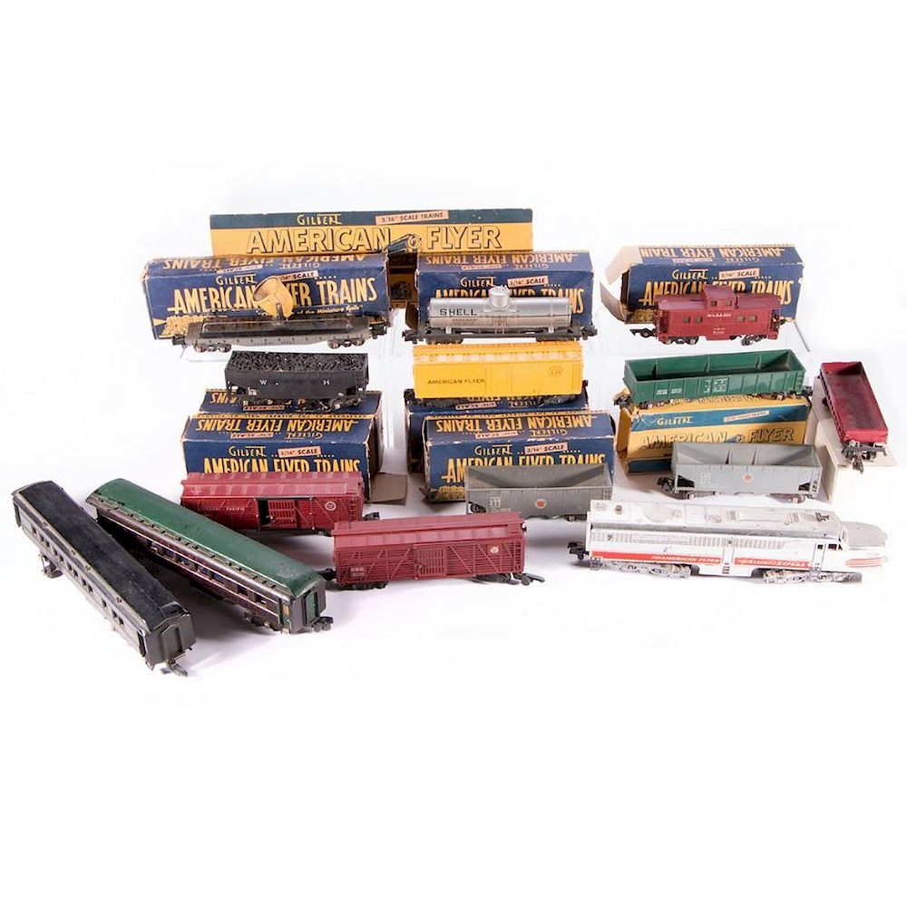 Appraisal: AF S -Pcs Odd Lot PA Loco Passenger and Freights