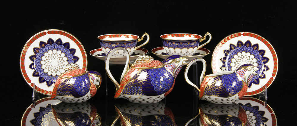 Appraisal: - Royal Crown Derby Tea Set Royal Crown Derby tea