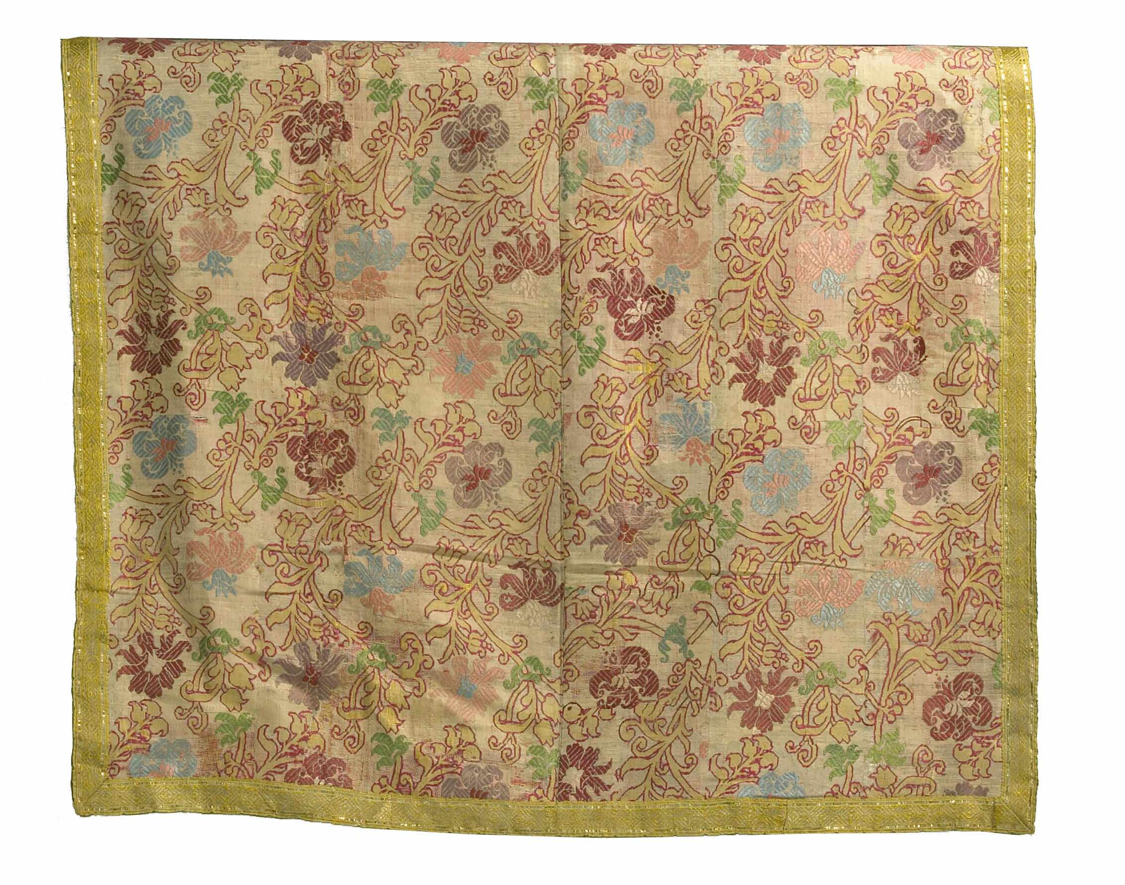 Appraisal: Property from the Collection of Sir Daniel Donohue Four embroidered