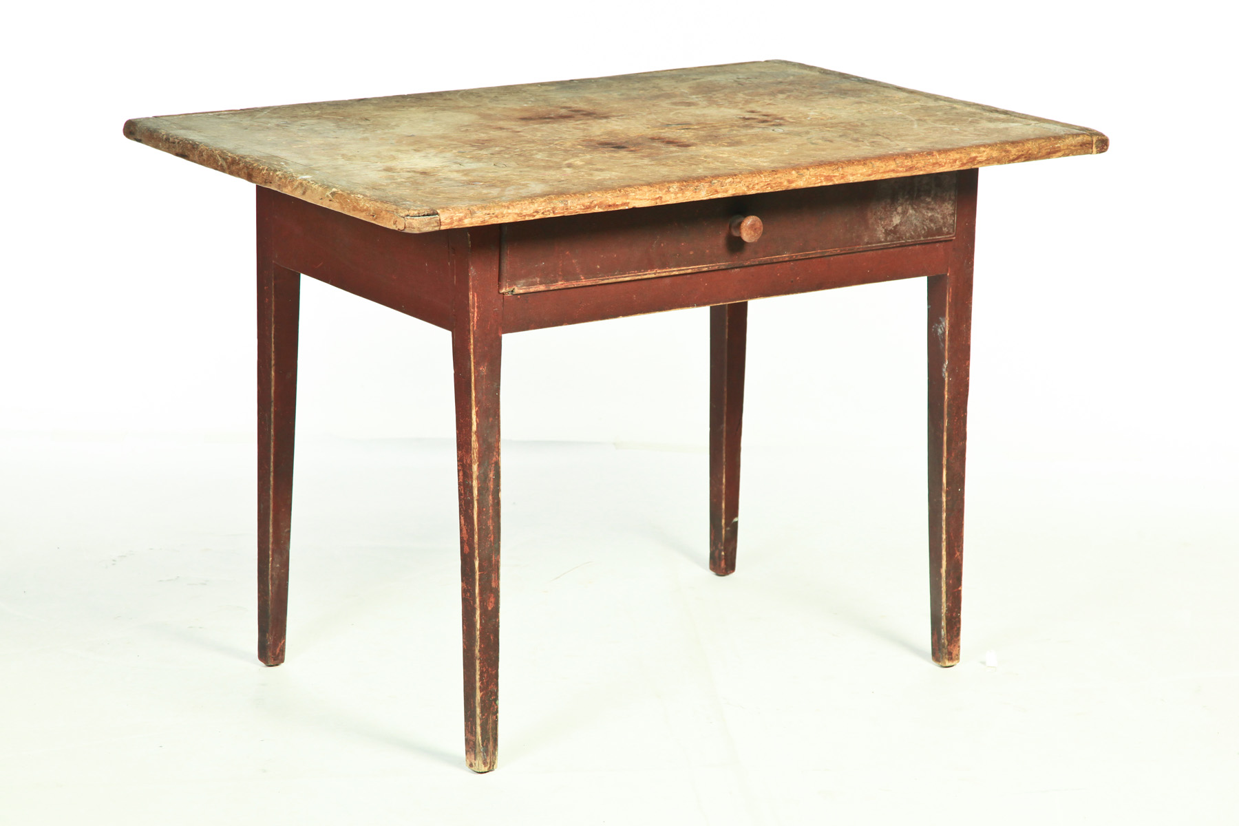 Appraisal: NEW ENGLAND COUNTRY HEPPLEWHITE TABLE First quarter- th century pine