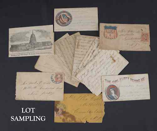 Appraisal: Collection of Civil War letters primarily from Jacob P Cobb