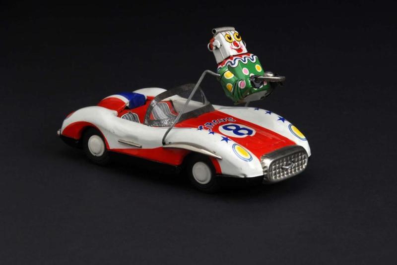 Appraisal: Robot Circus Car Toy Description Japanese Made by ATC Working