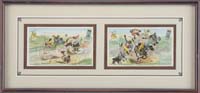 Appraisal: DUKE S MIXTURE TOBACCO LITHOGRAPHS A pair of black Americana