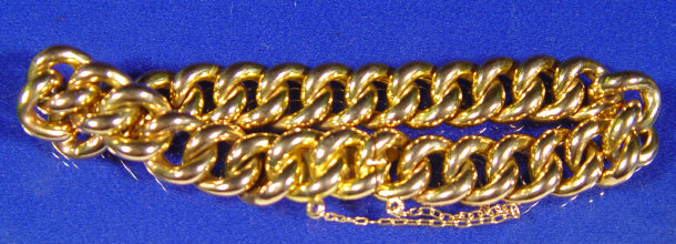 Appraisal: ct gold bracelet approx gms