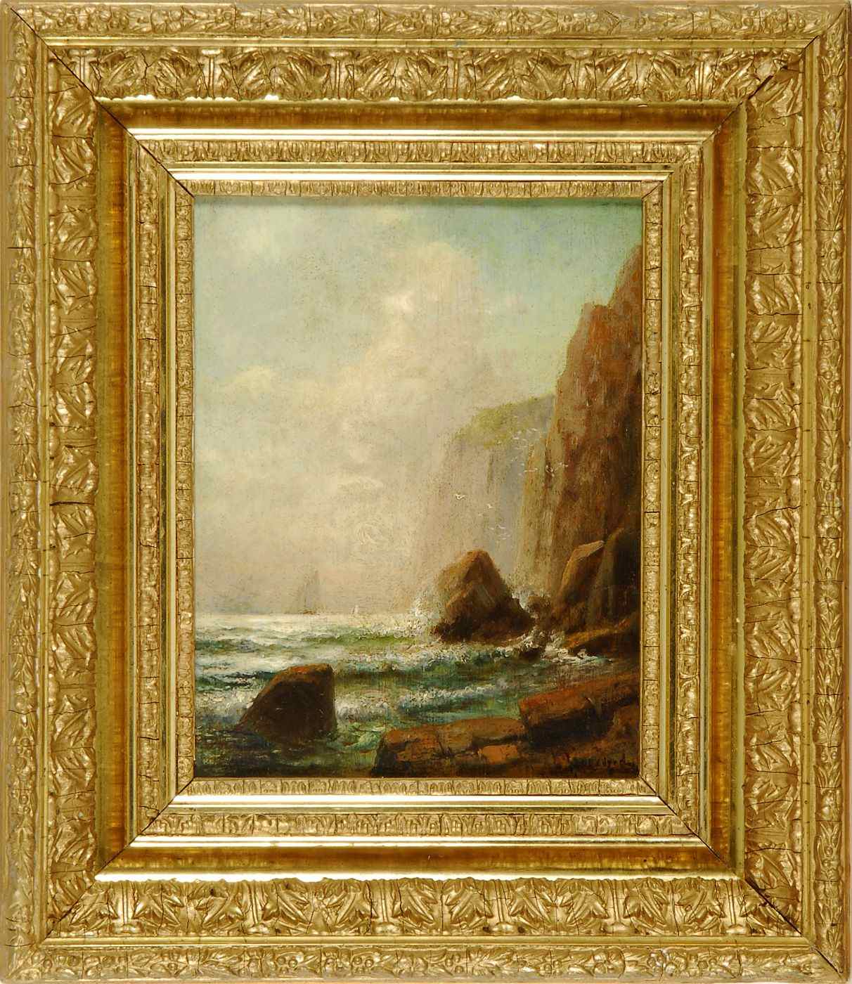 Appraisal: LEMUEL D ELDREDAmerican - Coastal scene probably Grand Manan Signed