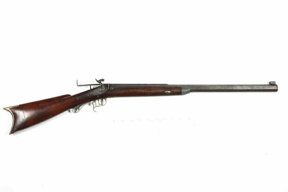 Appraisal: MATCH RIFLE - Gunsmith made muzzle loaded match rifle by