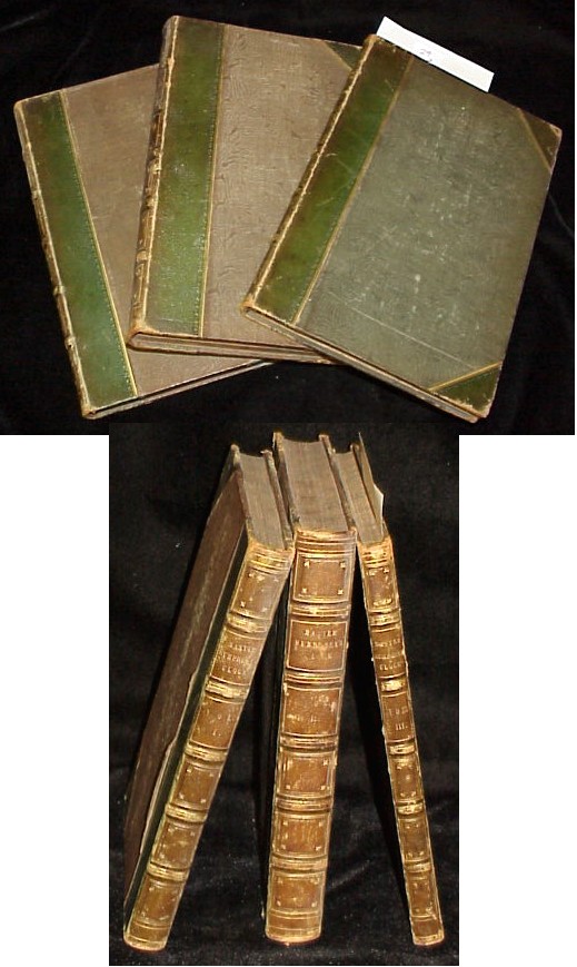 Appraisal: BOOKS Dickens Master Humphrey's Clock London three volumes contemporary leather