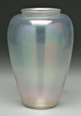 Appraisal: Art glass vase possibly Steuben Verre de Soie - in