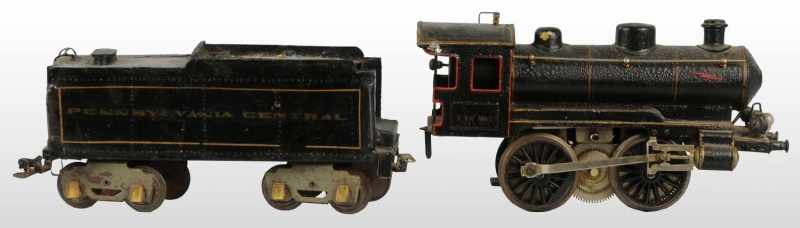 Appraisal: Lot of Marklin Electric Steam Engine Tender Description German -gauge