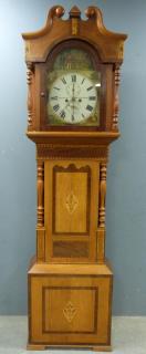 Appraisal: th century eight day clock by R Marshall of Shortly