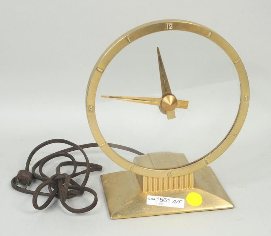 Appraisal: Jefferson Electric Desk Clock Jefferson electric desk clock high wide