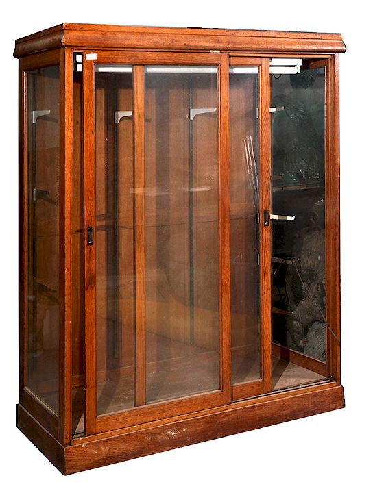 Appraisal: COUNTRY STORE OAK DISPLAY CASE COUNTRY STORE OAK DISPLAY CASE