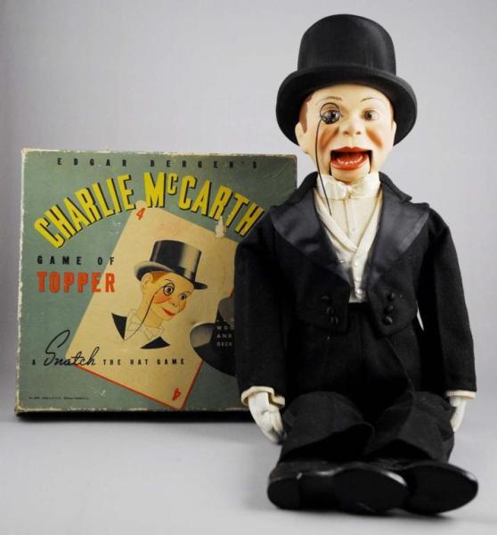 Appraisal: Lot of Vintage Charlie McCarthy Items Description Circa s Includes