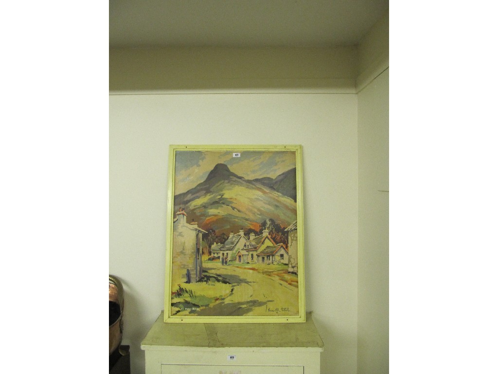 Appraisal: Framed railway print 'The Western Highlands'