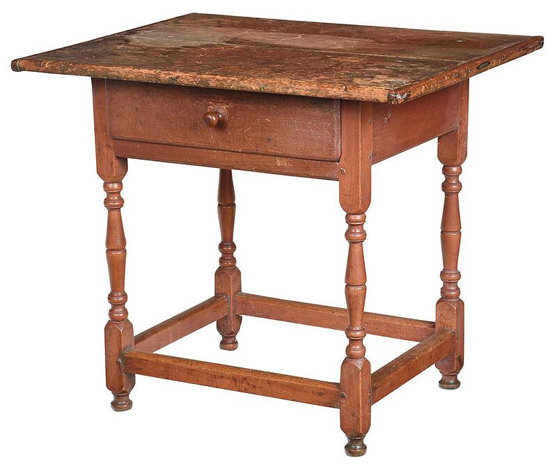 Appraisal: American William and Mary Tavern Table New England th century