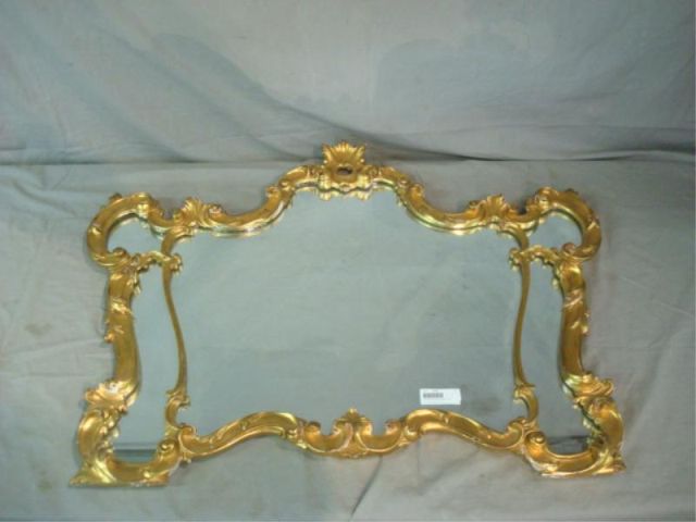 Appraisal: Mirror with decorative gilt frame Dimensions x